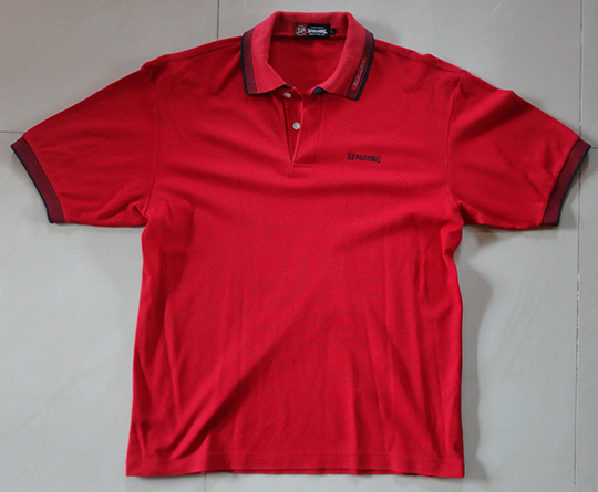 #เสื้อคอปก แบรนด์ดัง SPALDING หนึ่งในผู้ผลิตผลิตภัณท์ทางการกีฬาชั้นนำของโลก ของแท้ เบอร์ L ครับ