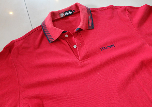 #เสื้อคอปก แบรนด์ดัง SPALDING หนึ่งในผู้ผลิตผลิตภัณท์ทางการกีฬาชั้นนำของโลก ของแท้ เบอร์ L ครับ