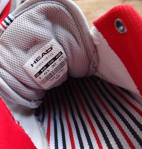 รองเท้า Head ของแท้ สวยเฉียบใหม่ๆเลย Heritage collection ด้านข้างเดินเส้นหลากสี