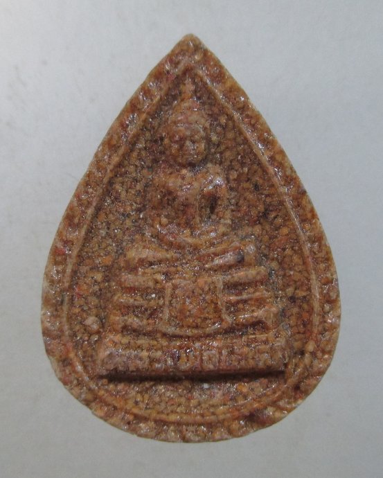 ๒๐ หลวงพ่อโสธร วัดโสธรวรารามวรวิหาร เนื้อกระเบื้องหลังคาโบสถ์ (หลังเก่า) พิมพ์หยดน้ำ