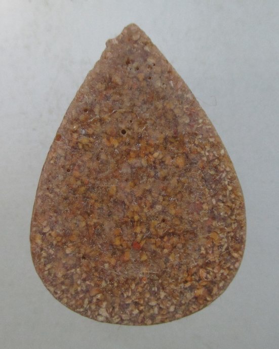 ๒๐ หลวงพ่อโสธร วัดโสธรวรารามวรวิหาร เนื้อกระเบื้องหลังคาโบสถ์ (หลังเก่า) พิมพ์หยดน้ำ