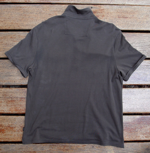 เสื้อ Calvin Klein ของแท้ คอปก กระเป๋าคู่ เบอร์ L