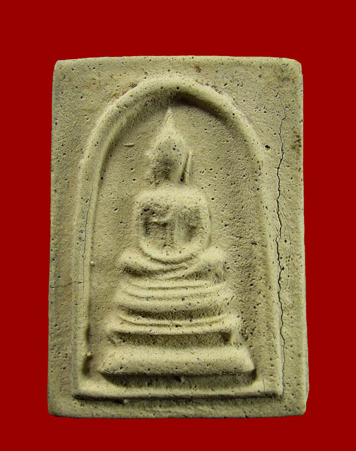 ปี 2500 พระสมเด็จพิมพ์สังฆาฎิ หลวงปู่จันทร์ เขมิโย วัดศรีเทพประดิษฐาราม จ.นครพนม