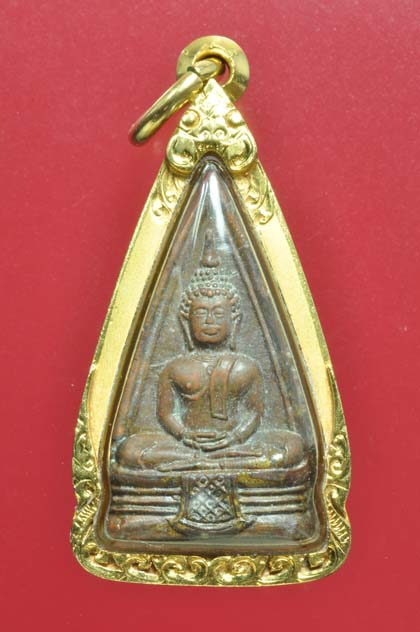 พระพุทธโสธรวงแหวนเต็ม ๒๔๙๗ เลี่ยมทองคำแท้+ใบรับรองพระแท้*12