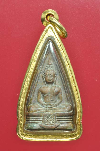 พระพุทธโสธรวงแหวนเต็ม ๒๔๙๗ เลี่ยมทองคำแท้+ใบรับรองพระแท้*12