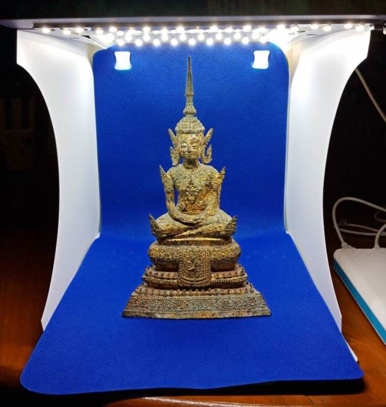  Puluz  photo Light Box กล่องถ่ายภาพ พระเครื่อง และสินค้าอื่นๆ สตูดิโอขนาด พับเก็บได้ ขนาด 22 cm พร้