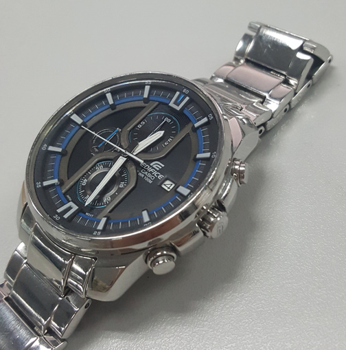 +++ นาฬิกา casio edifice WR100M โครโนกราฟ สภาพสวยมาก Man size +++