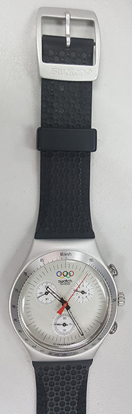 สายนาฬิกาของแท้ ของ swatch ตระกูล INORY เป็นสายดำ made in Switzerland