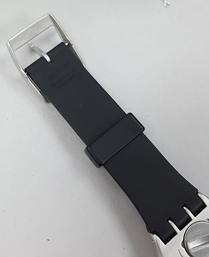 สายนาฬิกาของแท้ ของ swatch ตระกูล INORY เป็นสายดำ made in Switzerland