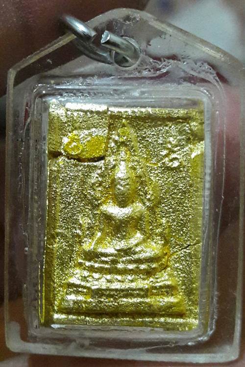 พระคำข้าวปิดทองทั้งองค์จากเจ้าของเดิมสภาพตามรูปหลวงพ่อฤาษีลิงดำปลุกเสก รุ่นสองจัดให้เบาเบา