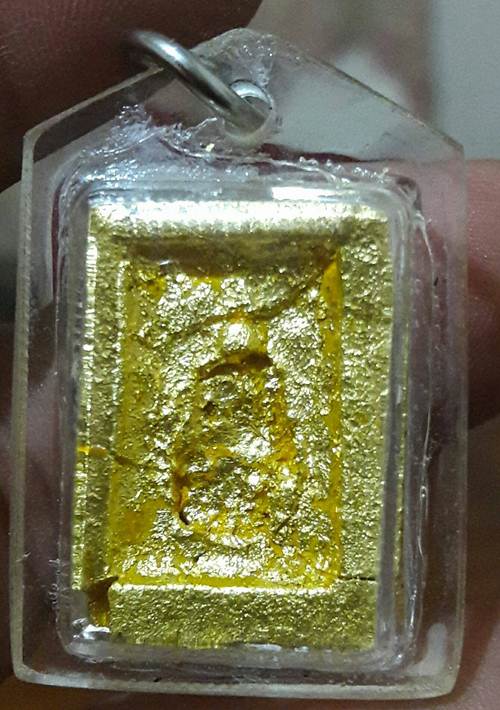 พระคำข้าวปิดทองทั้งองค์จากเจ้าของเดิมสภาพตามรูปหลวงพ่อฤาษีลิงดำปลุกเสก รุ่นสองจัดให้เบาเบา