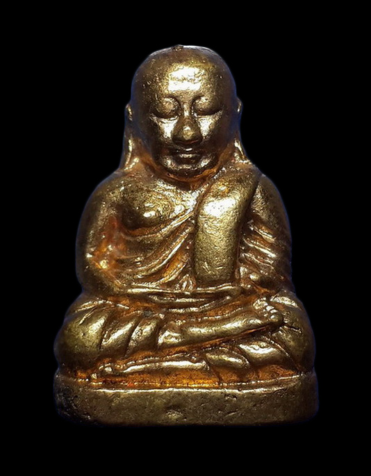 รูปหล่อหลวงพ่อเงิน ที่ระลึกทอดผ้าป่ามหากุศล สร้างพุทธอุทยาน จ.พิจิตร ปี53 เนื้อทองทิพย์ 