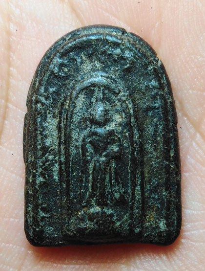 พระสมเด็จปิลันทน์ เนื้อผงใบลาน ยุคสมเด็จวัดระฆัง พิมพ์ครอบแก้วเล็ก