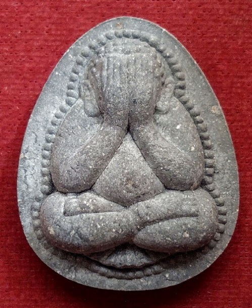 พระปิดตาเงินล้าน หลวงพ่อไสว วัดปรีดาราม นครปฐม ปี41 ปี เนื้อผงใบลาน...เคาะเดียวแดง...