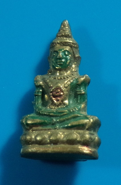 รูปเหมือนปั๊มพระแก้วมรกต วัดท่าแพ นครศรีธรรมราช ปี2504 พิมพ์เล็ก