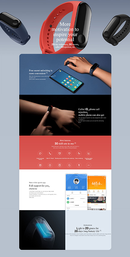 สายรัดข้อมืออัจริยะ Mi Band3 ของแท้ (fitness TRACK . กิจกรรม Sleep ระยะทาง นับก้าว. แคลBurn) มีรีวิว