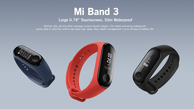 สายรัดข้อมืออัจริยะ Mi Band3 ของแท้ (fitness TRACK . กิจกรรม Sleep ระยะทาง นับก้าว. แคลBurn) มีรีวิว