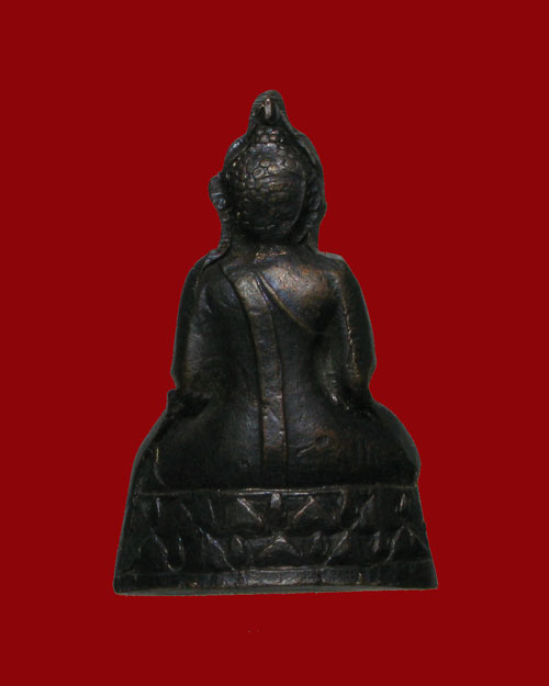 พระกริ่งอังคีรส พิมพ์กลาง หลวงปู่ทิม วัดระหารไร่ ปลุกเสก เนื้อทองเหลืองรมดำ ปี.2508 สวย