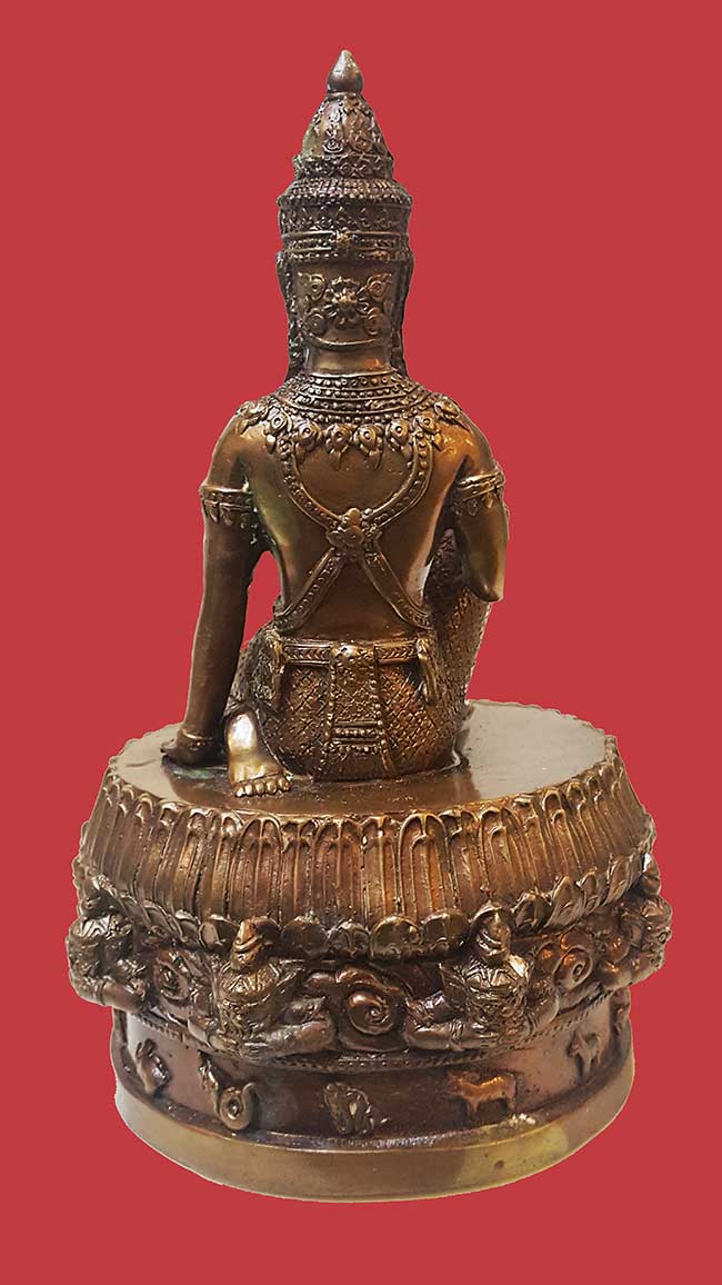 องค์พ่อจตุคามรามเทพ ขนาดบูชา ๓ นิ้ว(รวมฐานสูงประมาณ ๗ นิ้ว) สวยมากๆครับ