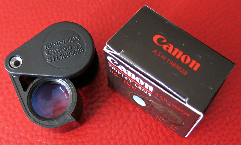กล้องส่องพระ Canon A.S.H. 1989628 10X - 18 mm. ขนาดเลนส์ กว้าง 18 mm. - สีดำล้วน