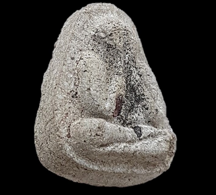 พระผงปิดตาวัดสำนักกะท้อน หลวงปู่ทิมปลุกเสก วัดยายร้า ปี16 ฝังพลอยเสกเม็ดโต