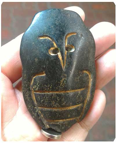 *จี้หินสัญลักษณ์มงคล-จั๊กจั่น*