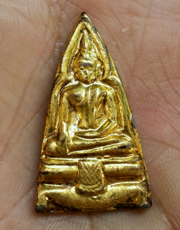 ชินราช หลวงพ่อยุ้ย วัดบางกะปิ ปลุกเสกใหญ่ เนื้อชินทาทอง สวยวี้ดๆ พร้อมตลับเลสพุก
