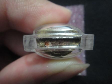 สังกัจจายน์รับทรัพย์ แบบมีฐานเนื้อสัมฤทธิ์ เลข 3731 ไม่มีกล่อง พร้อมเลี่ยม หลวงพ่อสาคร วัดหนองกรับ