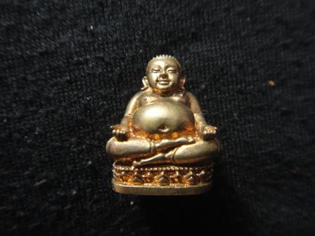 สังกัจจายน์รับทรัพย์ แบบมีฐานเนื้อสัมฤทธิ์ เลข 4318 กล่องเดิม หลวงพ่อสาคร วัดหนองกรับ