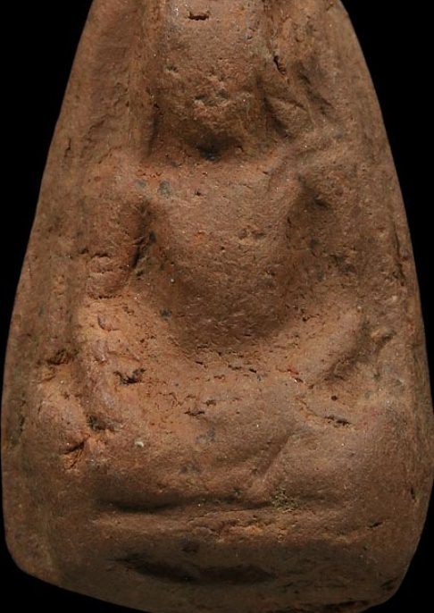 พระอู่ทอง เนื้อดิน กรุวัดคู้ยางใหญ่ จ.กำแพงเพชร พิมพ์หายาก