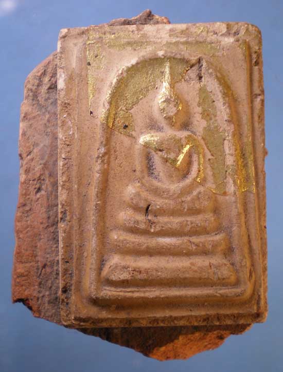 สมเด็จ วัดเกศไชโย ปี21 เนื้อดินเผา ผสมกระเบื้องหลังคาโบสถ์ ผสมมวลสารเก่า