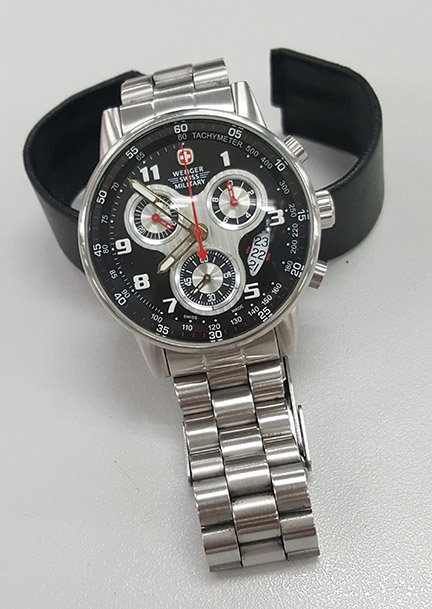 นาฬิกา WENGER ของแท้ โครโนกราฟ TACHYMETER จับเวลา swiss made ครับเรือนนี้ เป็นแบรนด์มีดพับชื่อดัง