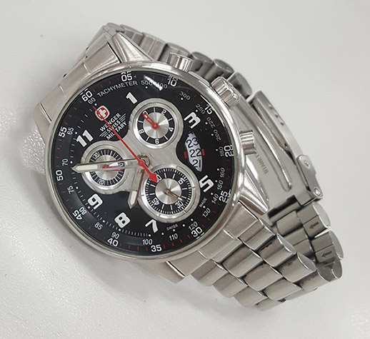 นาฬิกา WENGER ของแท้ โครโนกราฟ TACHYMETER จับเวลา swiss made ครับเรือนนี้ เป็นแบรนด์มีดพับชื่อดัง