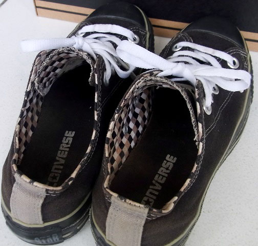 รองเท้าผ้าใบ Converse All Srar ไซด์ 22เซนฯ(ความยาว) สีดำ