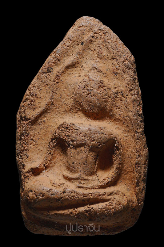 พระขุนแผนกรุวัดบ้านกร่าง พิมพ์พลายคู่ตัดเดี่ยว หน้ากลม