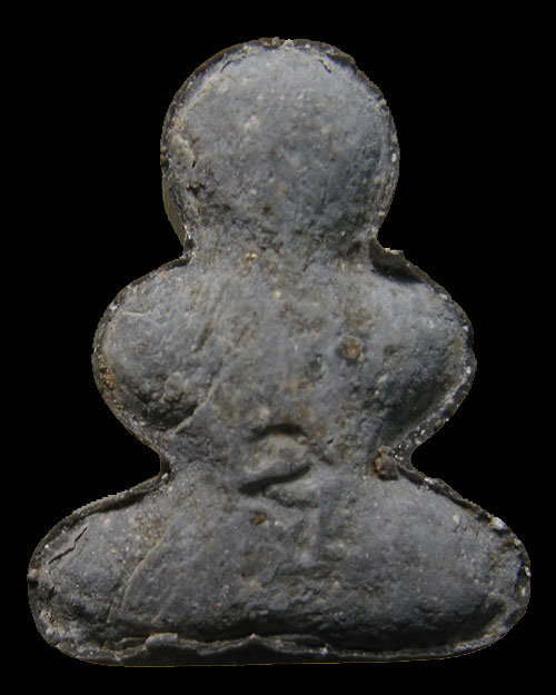 พระปิดตาหลังยันต์อุ หลวงปู่เอี่ยม ปฐมนาม วัดสะพานสูง ปี 2535 เข้า 2 พิธี องค์ที่ 2