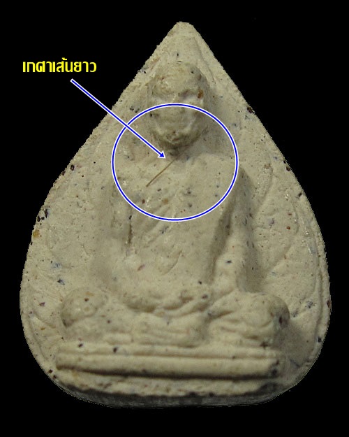 พระผงใบโพธิ์ เจ้าคุณนรฯ วัดเทพศิรินทร์ กทม." มี เกศา " หลวงปู่โต๊ะ ปลุกเสก