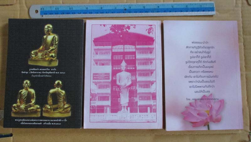 หนังสือธรรมมะ หลวงพ่อฤาษีลิงดำ 3 เล่ม ชุดที่1