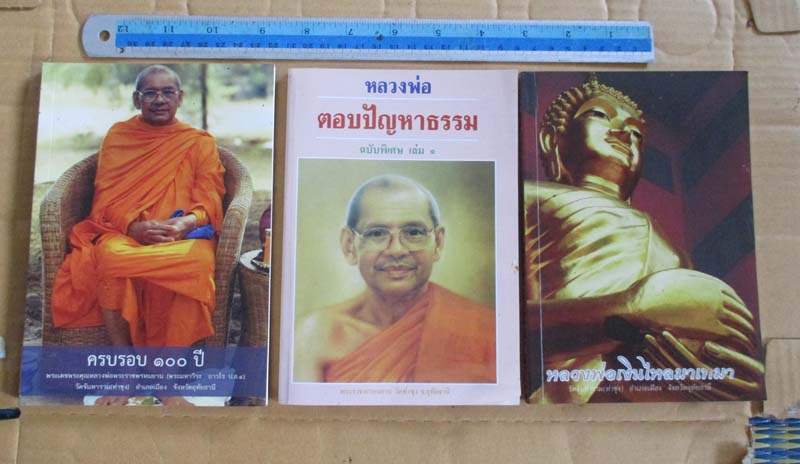 หนังสือธรรมมะ หลวงพ่อฤาษีลิงดำ 3 เล่ม ชุดที่2