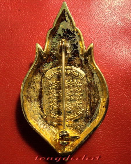 ล็อกเก็ตหลวงพ่อฤาษีลิงดำ วัดท่าซุง กะไหล่ทองลงยาประดับเพชร สวยมากค่ะ