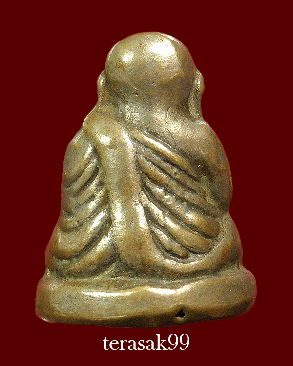 รูปหล่อหลวงพ่อเงิน พิมพ์ขี้ตา ออกวัดทุ่งน้อย พิจิตร เนื้อสัมริดผิวพรายเงินยุคต้น