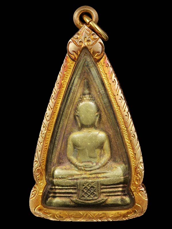 หลวงพ่อโสธรบล็อคคางไม่ทูม 5-7,6-7 ปี2497 เนื้อทองเหลือง วัดโ สธร จ.ฉะเชิงเทรา พระช้ำ-ทองหนา