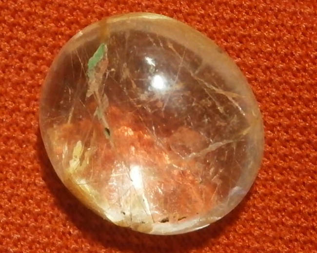 หัวแหวนแก้วขนเหล็ก สวยแท้ จากพม่า ขนาด 1.6 x 1.7 ซม. # H12