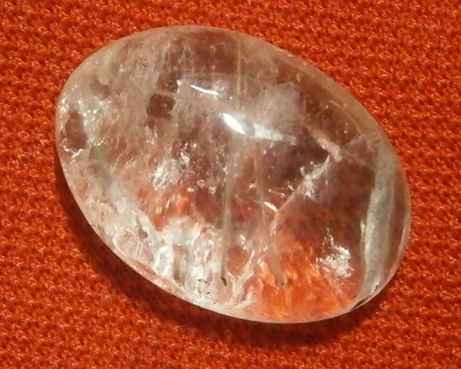 หัวแหวนแก้วขนเหล็ก สวยแท้ จากพม่า ขนาด 2.5 x 1.6 ซม. # H14