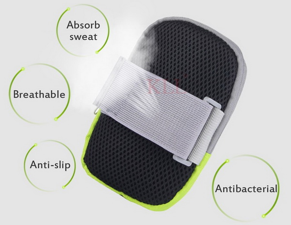 กระเป๋ารัดแขน Sports Armband ใส่ออกกำลังกาย จำนวน 2 ใบ สีดำและสีฟ้า