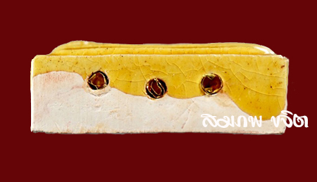 ขุนแผนเคลือบเหลือง รุ่นแรก ตะกรุดทองคำ 3 ดอก หลวงปู่ทิม วัดพระขาว อยุธยา