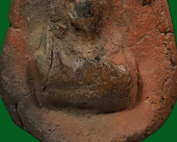 พระนางตัดปีกกว้าง เนื้อดิน กรุวัดคู้ยางใหญ่ จ.สุโขทัย พิมพ์ห ายาก มีบัตรรับรองความแท้