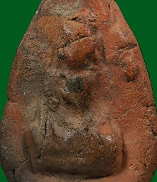 พระนางตัดปีกกว้าง เนื้อดิน กรุวัดคู้ยางใหญ่ จ.สุโขทัย พิมพ์ห ายาก มีบัตรรับรองความแท้