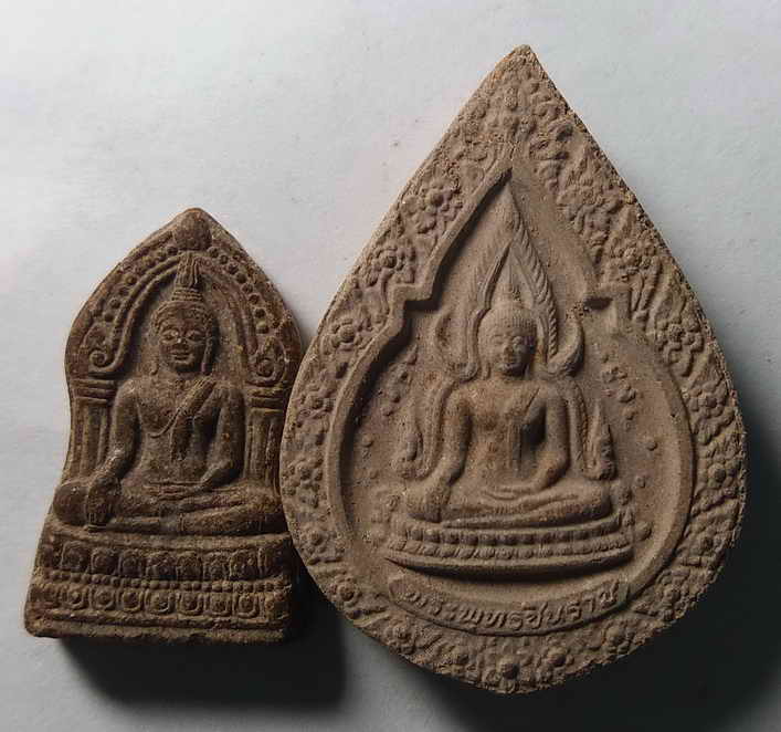 40 บาท 2 ชิ้นจัดไปสุดคุ้ม พระพุทธชินราชเนื้อผงรุ่นปิดทองปี 2547 รับประกันแท้ตลอดชีพ boxp1
