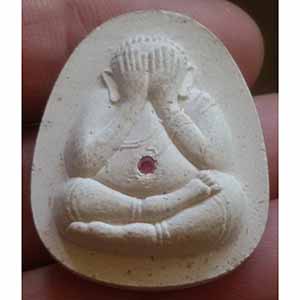 พระปิดตา หลวงพ่อเณร ญาณวินโย วัดทุ่งเศรษฐี กทม. ฝังพลอย